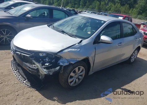 2016 Toyota Corolla Le from USA, damaged, VIN 2T1BURHE6GC488288
